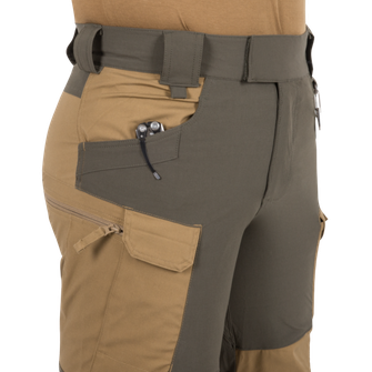 Pantaloni Helikon-Tex Hybrid Outback - DuraCanvas, cenușiu / negru