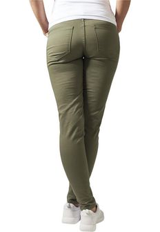 Urban Classics Pantaloni de damă, oliv