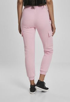 Pantaloni de trening pentru femei Urban Classics, roz