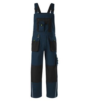 Pantaloni de lucru pentru bărbați cu bretele Rimeck Ranger Cordura®, albastru închis