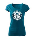 Tricou cu mânecă scurtă pentru femei cu design Spartan Army