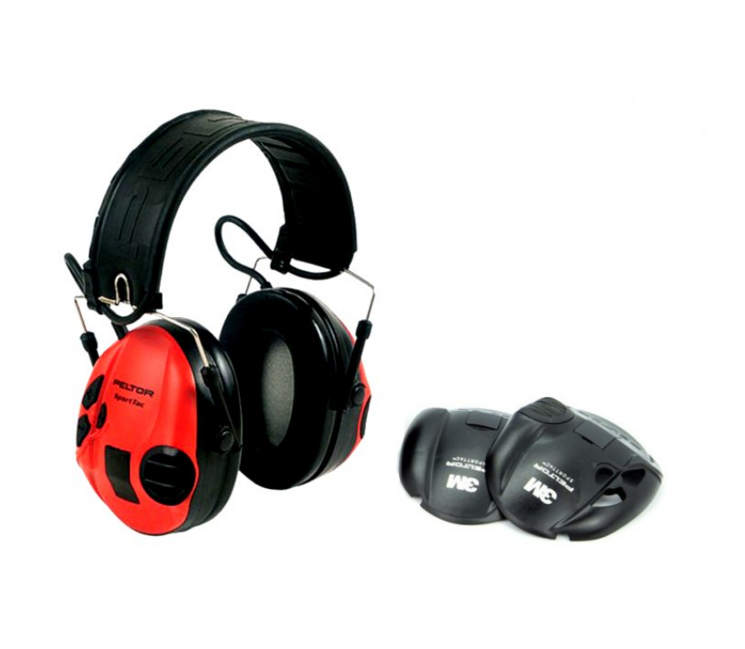 Protecții auditive electronice 3M PELTOR SportTac, negru