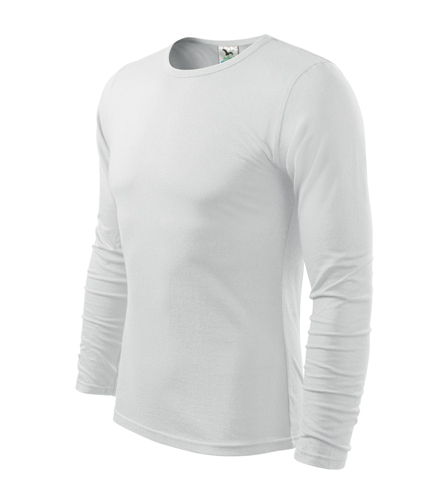 Malfini Fit-T tricouri cu mânecă lungă,alb, 160g/m2