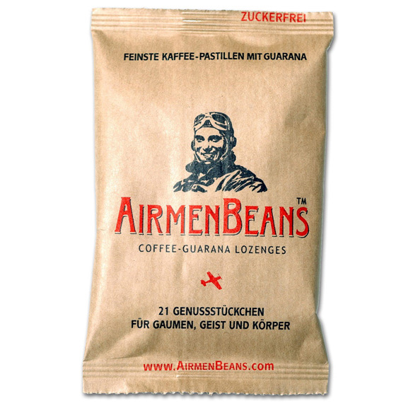 AirmenBeans pastile Coffee-Guarana, 21 buc