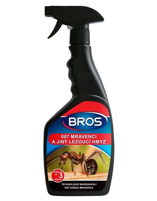 Bros spray 007 pentru furnici și alte insecte târâtoare 500 ml