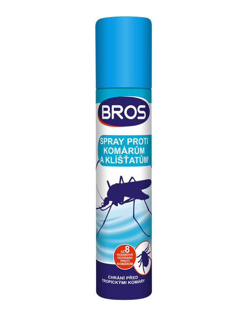 Bros spray împotriva țânțarilor și căpușelor 130/90 ml