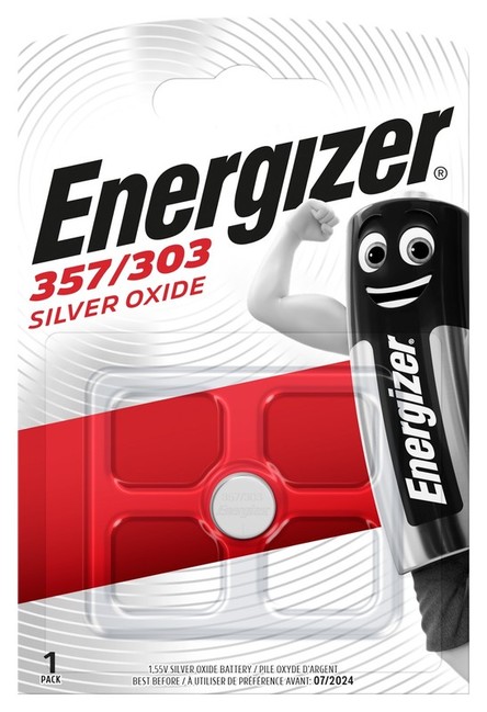 Energizer baterie buton 357/303 S.Ox FSB1, 1buc