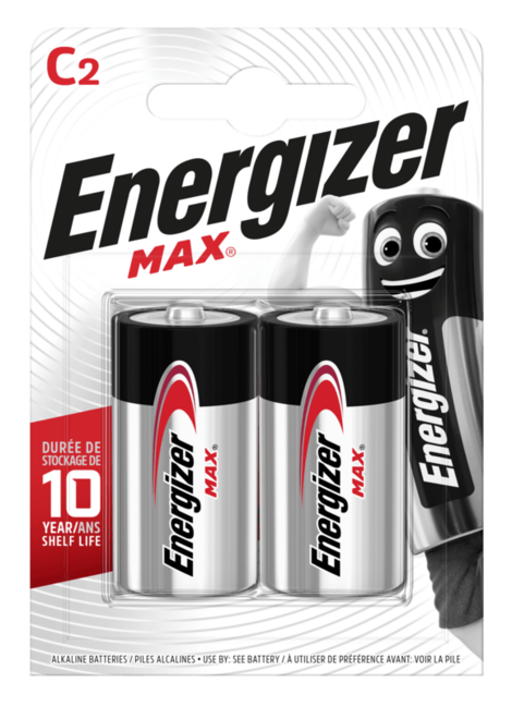 Energizer MAX baterie alcalină C E93, 2buc
