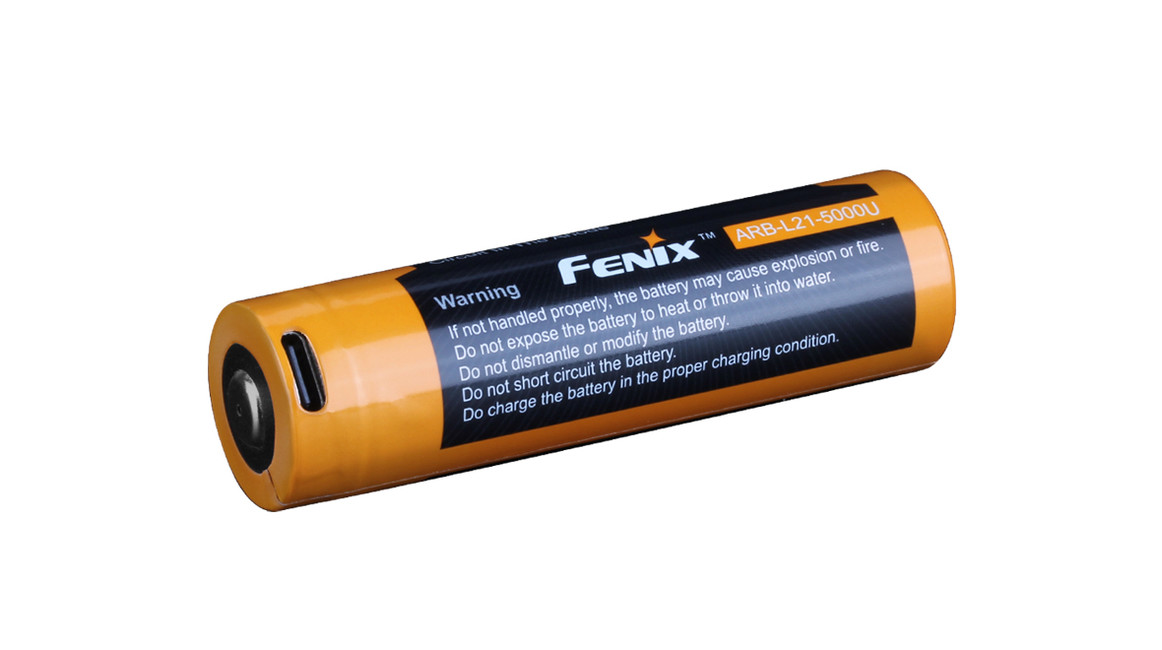 Baterie reîncărcabilă Fenix ​​21700 5000 mAh Li-Ion USB-C