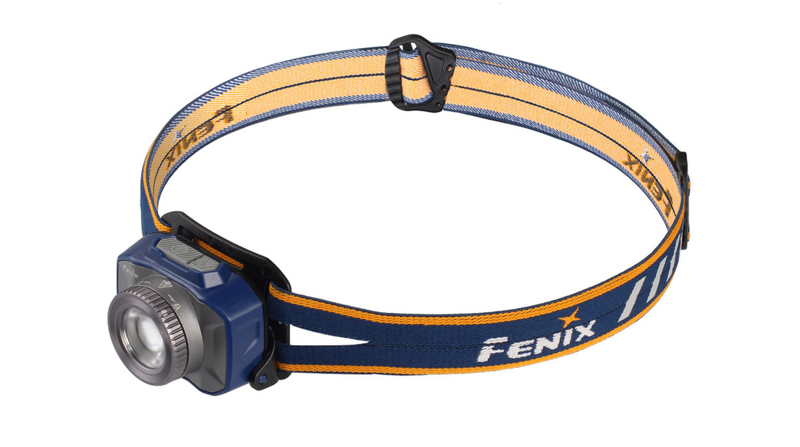 Lanternă frontală zoom Fenix ​​HL40R - albastru