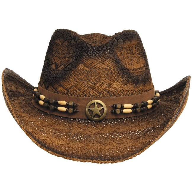 Fox Outdoor pălărie de paie Tennessee, maro cu negru