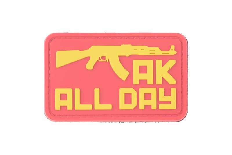 GFC Tactical Petic AK All Day, roșu, 7 x 4,5cm