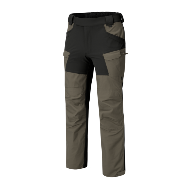 Pantaloni Helikon-Tex Hybrid Outback - DuraCanvas, taiga green / negru