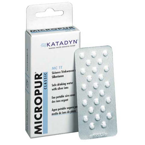 Tablete dezinfectante Katadyn pentru apă 100buc