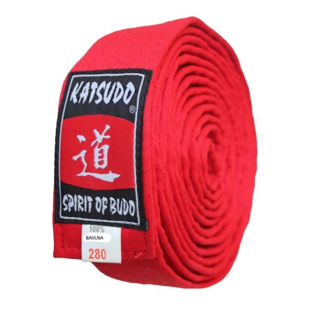 Centură de judo Katsudo roșie