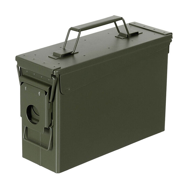 Cutie pentru muniție MFH US M19A1, măsliniu metalic 27,9 x 9,2 x 18,4 cm