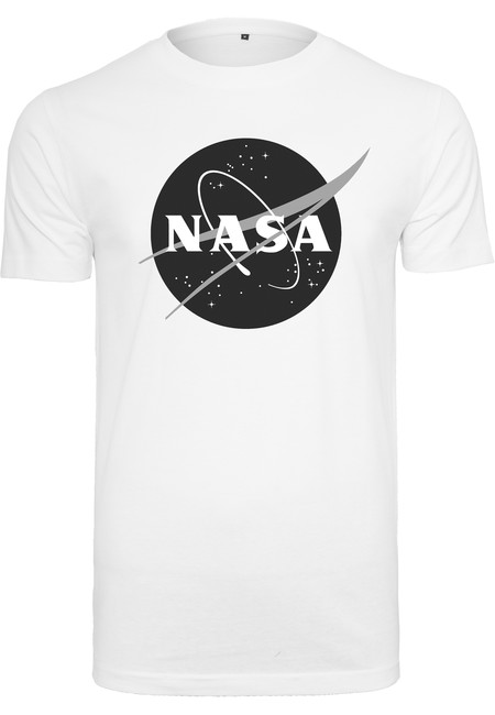 NASA tricou bărbați Insignia, alb