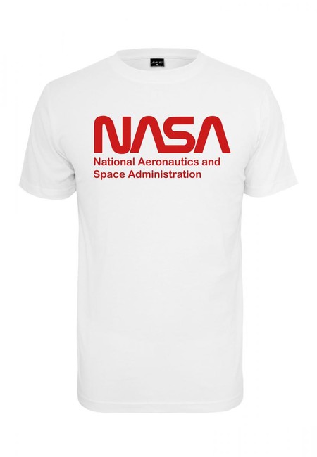 instance Championship Accompany NASA tricou pentru bărbați Wormlogo, alb | WARAGOD