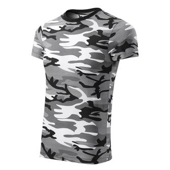 Malfini Camouflage tricou, gray 160g/m2