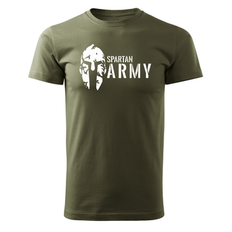 DRAGOWA tricou spartan army, măsliniu 160g/m2
