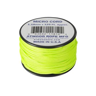 ATWOOD® Micro frânghie (125 picioare) - neon verde (MCCB24)