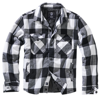Jachetă Brandit Lumber, alb-negru