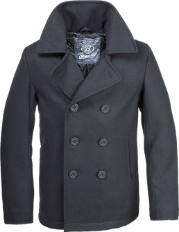 Brandit Pea Coat haină de bărbaţi, neagră
