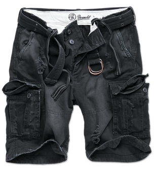 Brandit Shell Valley Heavy Vintage pantaloni scurți, negru