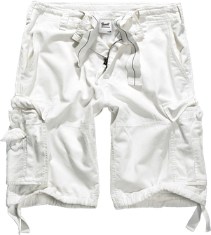 Pantaloni scurți Brandit Vintage, alb