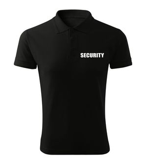 DRAGOWA tricou polo SECURITY, negru