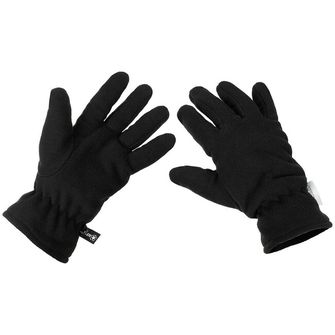 Mănuși din fleece MFH cu izolație 3M™ Thinsulate™, negru
