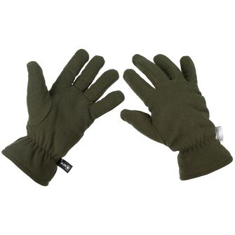 Mănuși din fleece MFH cu izolație 3M™ Thinsulate™, verde OD