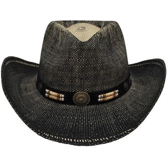 Fox Outdoor pălărie de paie Texas, negru cu maro