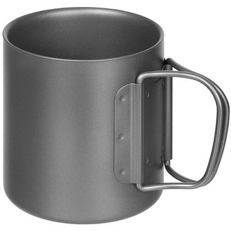 Cupa Fox Outdoor Cup cu pereți dubli, titan, aprox. 300 ml