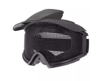 GFC Tactical GFC Tactical Mască ASG cu plasă și scut - negru
