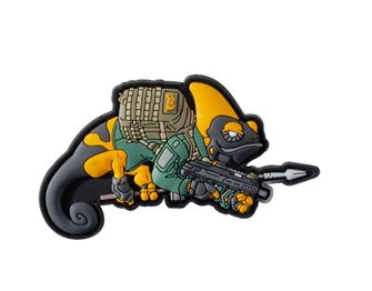 Helikon-Tex 3D PVC Chameleon Patrol line exclusive patch, gallben/verzui