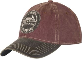 Helikon-Tex Helikon-Tex Snapback șapcă cu vizieră - Dirty Washed Cotton - Maroon/negru