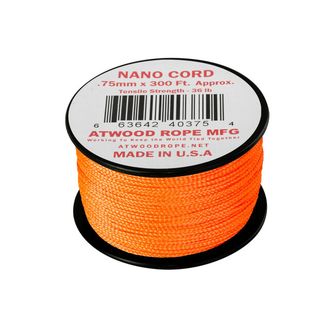 Cablu Helikon-Tex Nano (300 ft) - portocaliu neon