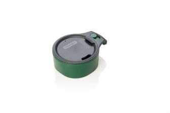 Humangear CupCUP Cupă de drumeție 2 în 1 cu ceașcă suplimentară integrată și capac verde cărbune