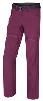 Husky Pantaloni pentru femei pentru activități în aer liber Pilon burgundy