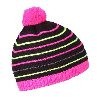 Șapcă pentru copii Husky Cap 34, negru/neon roz