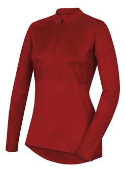 Lenjerie de corp termică Husky Active Winter tricou cu guler de damă, roșu