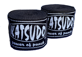 Katsudo box bandaje elastice 450cm, negre