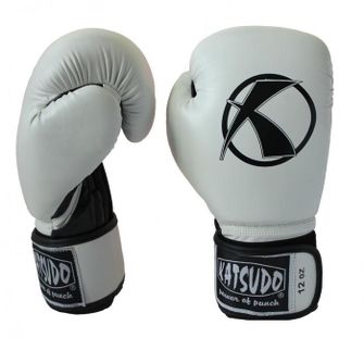 Katsudo mănuşi box Punch, alb