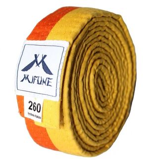 Centura galben-portocalie Katsudo Mifune