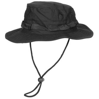 MFH Pălărie americană GI Bush cu cordon de strângere, negru