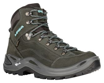 Pantofi de trekking Lowa Renegade GTX Mid Ls, asfalt/turquoise