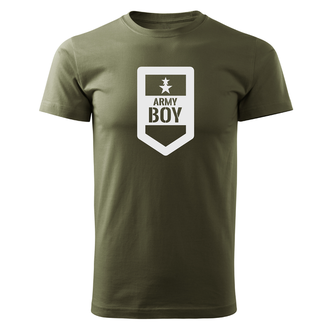 DRAGOWA tricou army boy, oliv 160g/m2