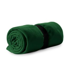 Malfini Blanky pătură fleece, verde sticlă