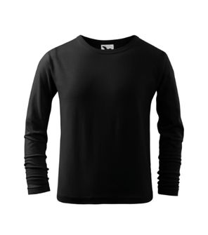 Malfini Fit-T LS tricou cu mânecă lungă pentru copii Malfini Fit-T LS, negru